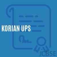 Korian Ups Middle School Logo