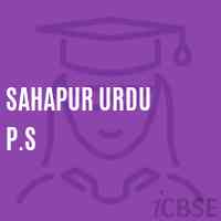 Sahapur Urdu P.S Primary School Logo