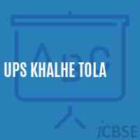 Ups Khalhe Tola Primary School Logo