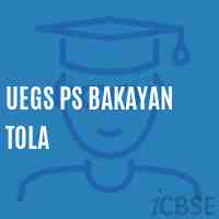 Uegs Ps Bakayan Tola Primary School Logo