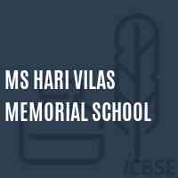 Ms Hari Vilas Memorial School Logo