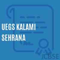 Uegs Kalami Sehrana Primary School Logo