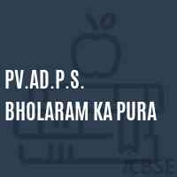 Pv.Ad.P.S. Bholaram Ka Pura Primary School Logo