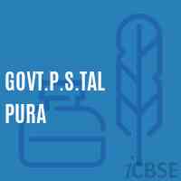 Govt.P.S.Tal Pura Primary School Logo