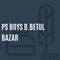 Ps Boys B.Betul Bazar Primary School Logo