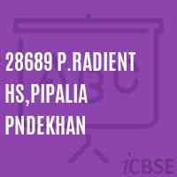 28689 P.Radient Hs,Pipalia Pndekhan Secondary School Logo