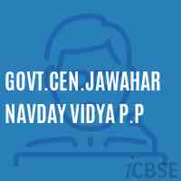 Govt.Cen.Jawahar Navday Vidya P.P High School Logo