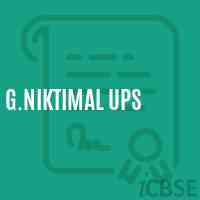 G.Niktimal Ups Middle School Logo