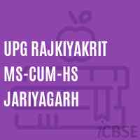 Upg Rajkiyakrit Ms-Cum-Hs Jariyagarh Secondary School Logo