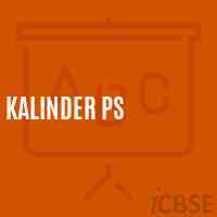 Kalinder Ps Primary School Logo