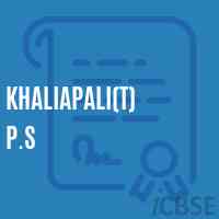 Khaliapali(T) P.S Primary School Logo