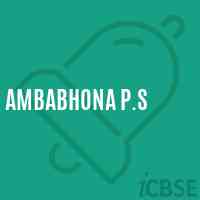 Ambabhona P.S Primary School Logo