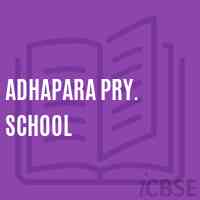 Adhapara Pry. School Logo
