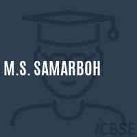 M.S. Samarboh Middle School Logo