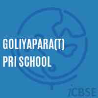 Goliyapara(T) Pri School Logo