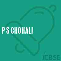 P S Chohali Primary School Logo