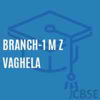 Branch-1 M Z Vaghela Middle School Logo