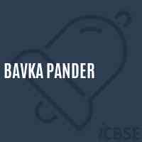 Bavka Pander Primary School Logo
