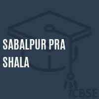 Sabalpur Pra Shala Middle School Logo
