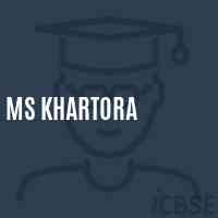 Ms Khartora Middle School Logo