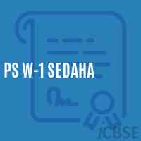Ps W-1 Sedaha Primary School Logo