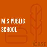 M.S.Public School Logo