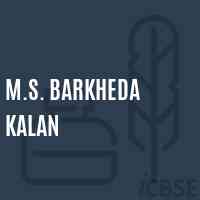 M.S. Barkheda Kalan Middle School Logo