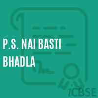 P.S. Nai Basti Bhadla Primary School Logo