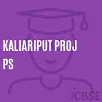 Kaliariput Proj Ps Primary School Logo