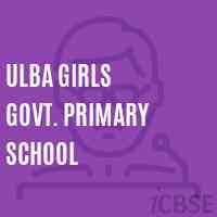 Ulba Girls Govt. Primary School Logo