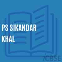 Ps Sikandar Khal Primary School Logo