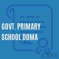 Govt. Primary School Doma Logo