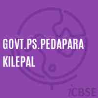 Govt.Ps.Pedapara Kilepal Primary School Logo
