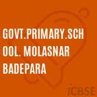 Govt.Primary.School. Molasnar Badepara Logo