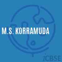 M.S. Korramuda Middle School Logo