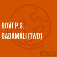 Govt P.S. Gadamali (Twd) Primary School Logo