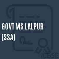 Govt Ms Lalpur (Ssa) Middle School Logo