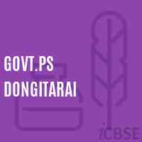 Govt.Ps Dongitarai Primary School Logo
