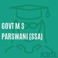Govt M S Parswani (Ssa) Middle School Logo