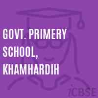 Govt. Primery School, Khamhardih Logo
