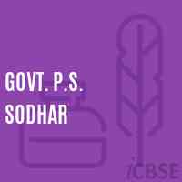 Govt. P.S. Sodhar Primary School Logo