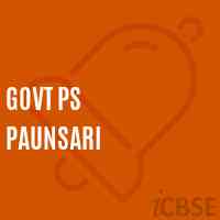 Govt Ps Paunsari Primary School Logo