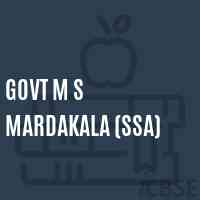 Govt M S Mardakala (Ssa) Secondary School Logo