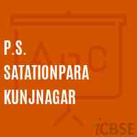 P.S. Satationpara Kunjnagar Primary School Logo