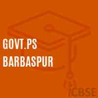 Govt.Ps Barbaspur Primary School Logo