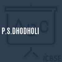P.S.Dhodholi Primary School Logo