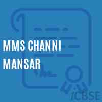 Mms Channi Mansar Middle School Logo