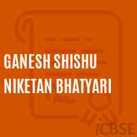Ganesh Shishu Niketan Bhatyari Secondary School Logo