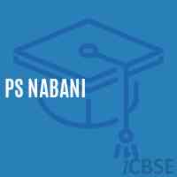 Ps Nabani Primary School Logo