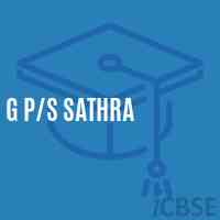 G P/s Sathra Middle School Logo